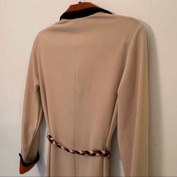 Vintage 1960s/ 1970s Women’s Collared Long Sleeve Dress - Picture 8 of 11